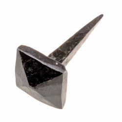 Hand forged iron nail - square