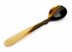 Tablespoon made of real horn