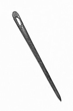 Medieval bone needle - original
