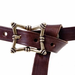 Renaissance leather belt - black