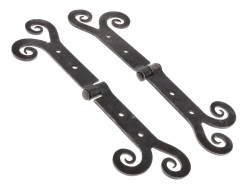 Hand-forged iron hinges