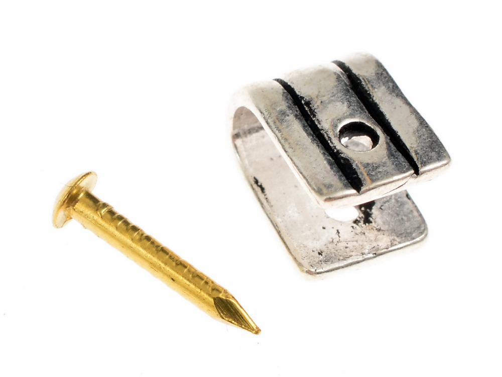 Viking knife edge fitting - silver