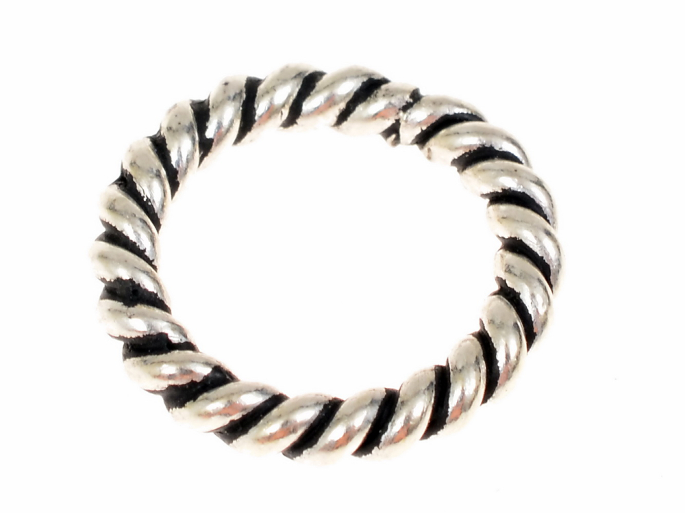 Tordierter Wikinger-Ring - Silber