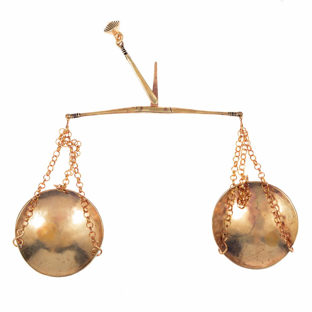 Wikinger Klappwaage - von oben