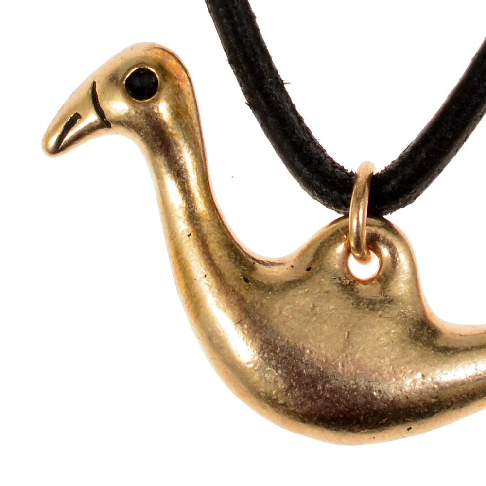 Livonian bird pendant - detail