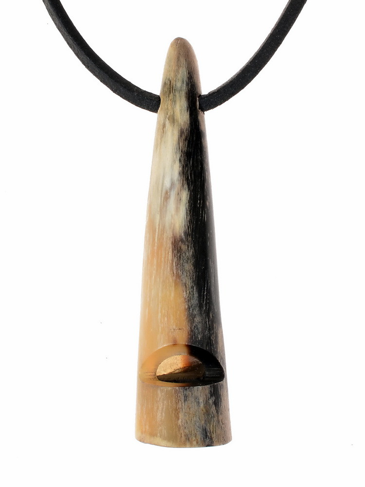 Medieval whistle made of horn