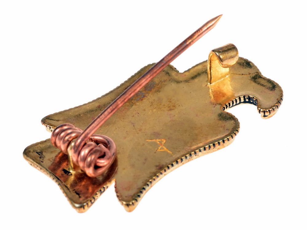 Ostgotische Adlerfibel - R�ckseite