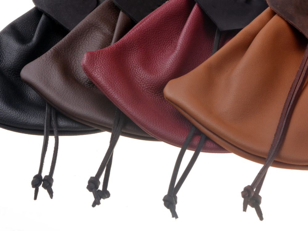 Medieval alms pouch - colours