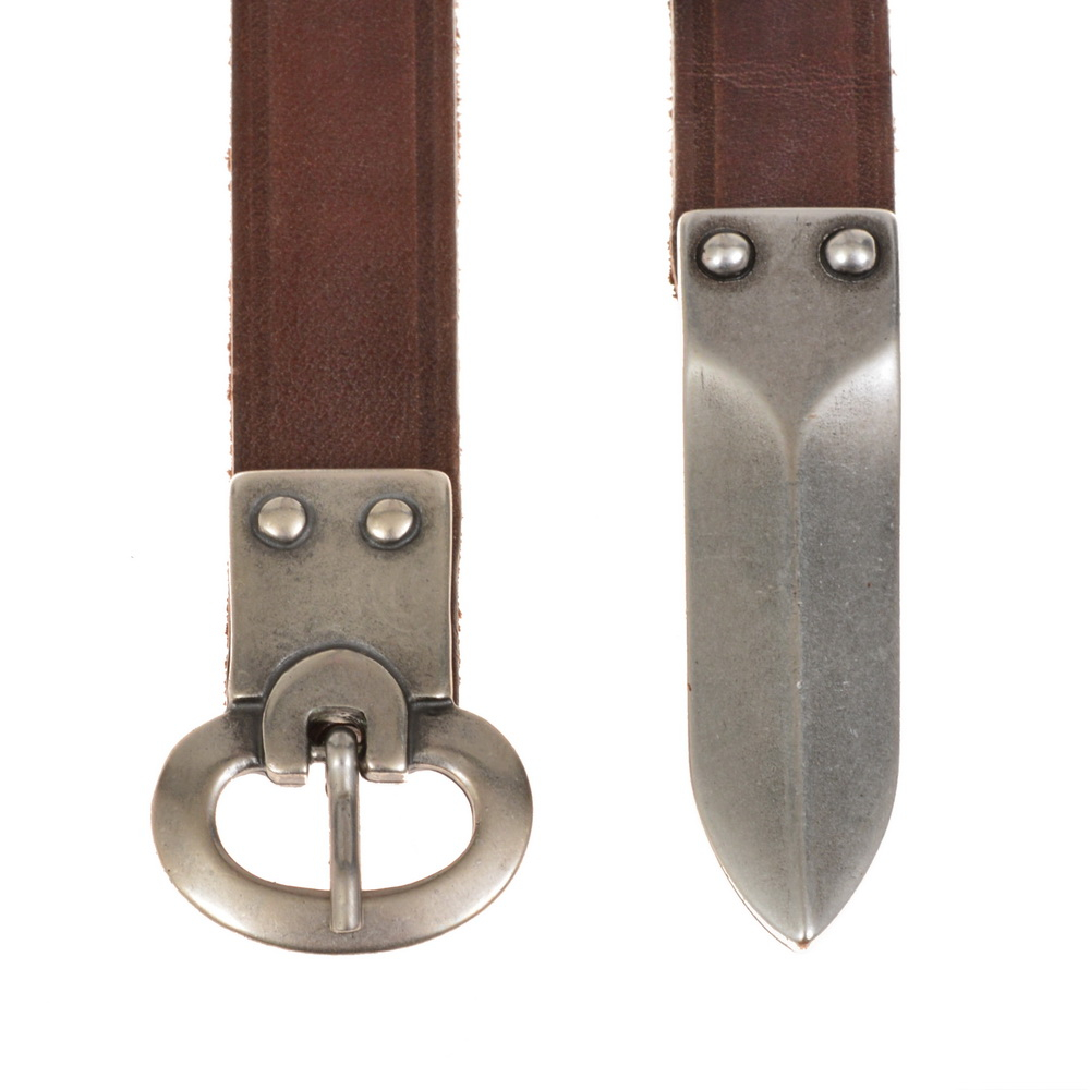 Merovingian belt - brown / silver