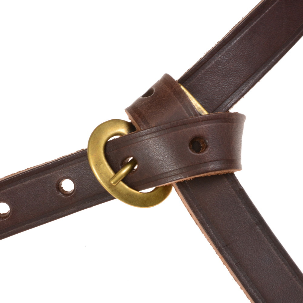 Merovingian belt - brown / brass