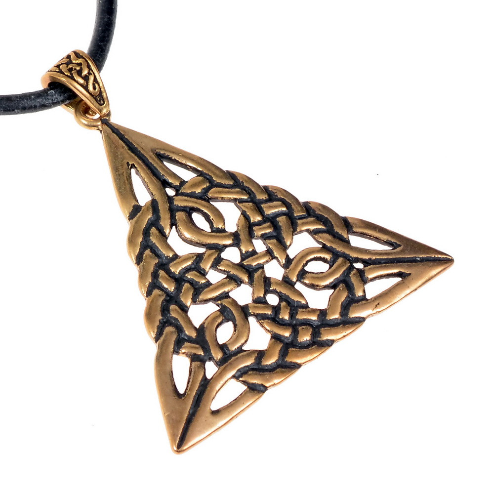 keltisches Dreieck-Amulet - Bronze