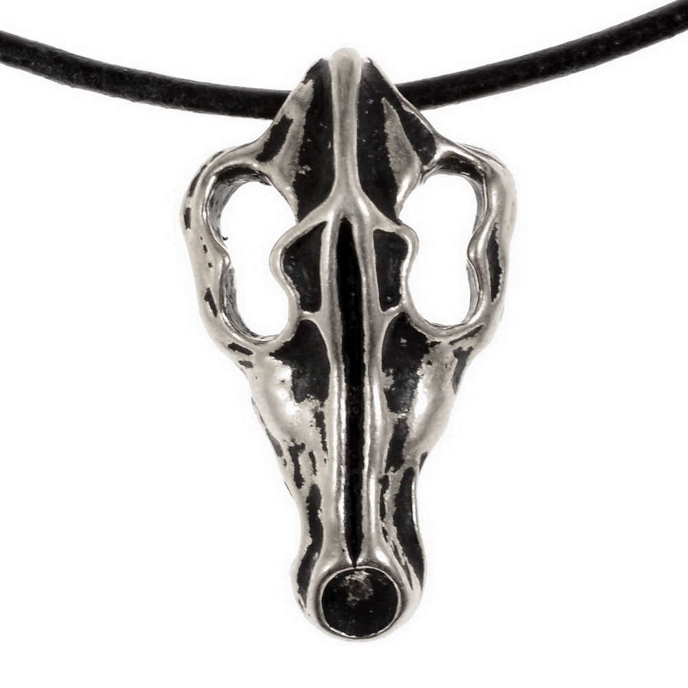 Wolfssch�del-Anh�nger - Silber