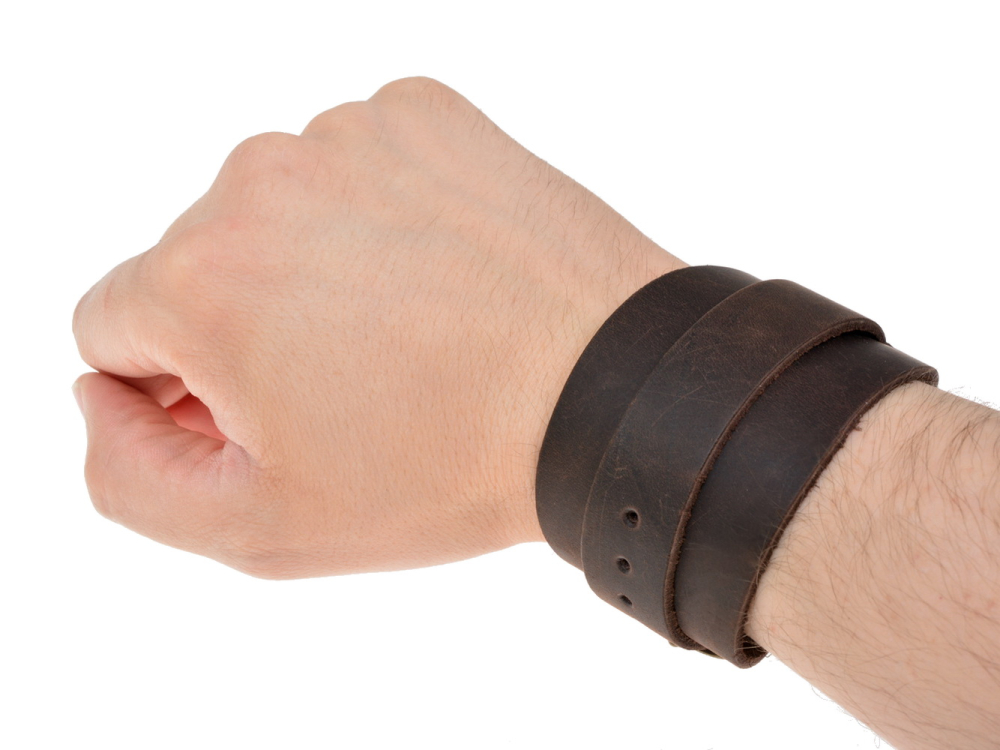 Leder-Armband - braun