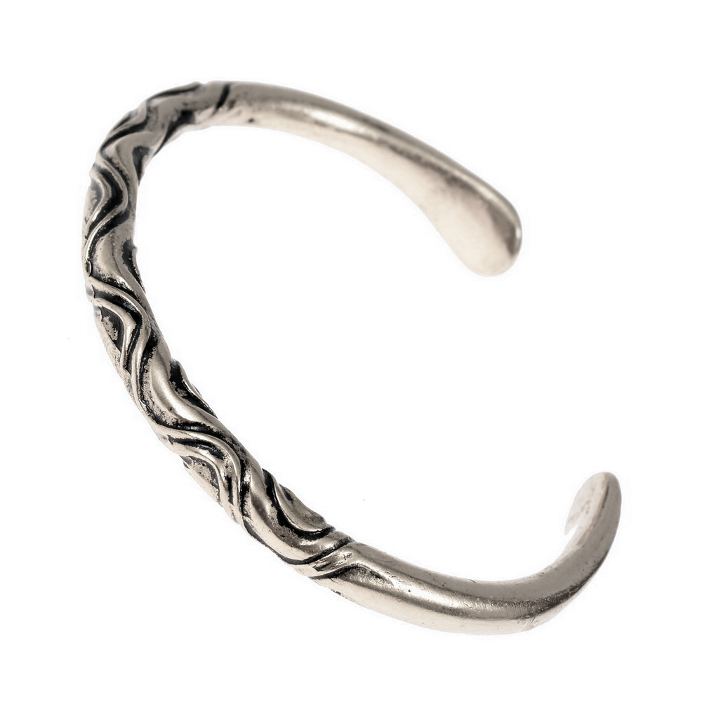 Mittelalterlicher Armreif - versilbert