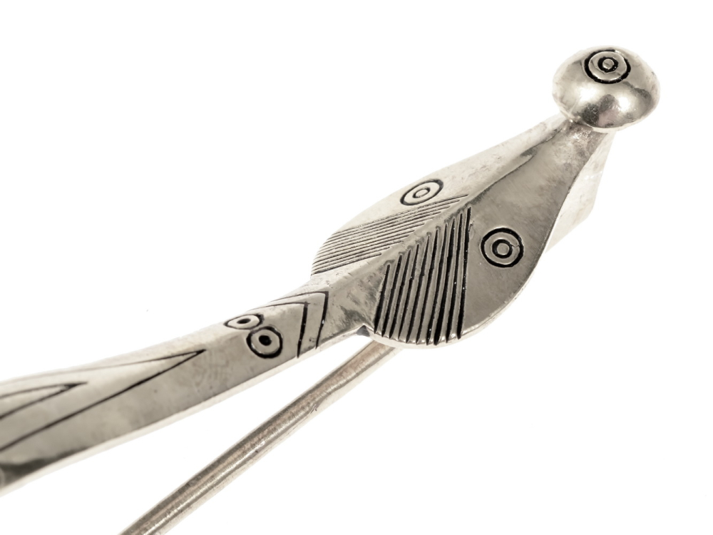 Certosa fibula replica - detail