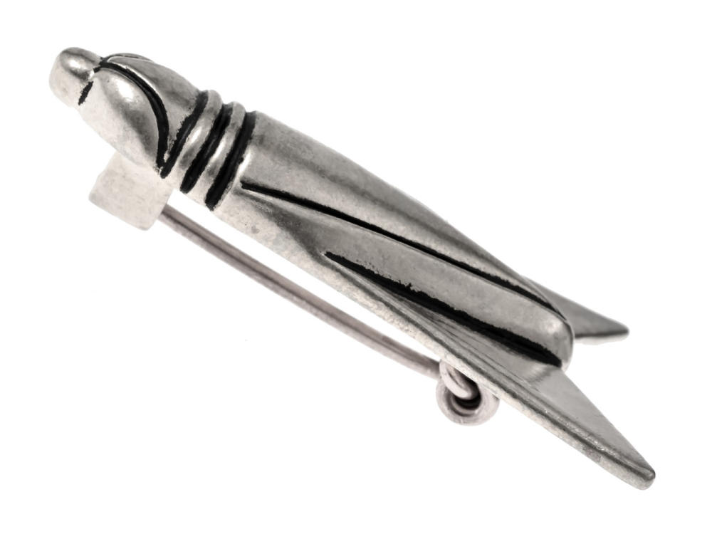 Zikadenfibel Replik - Silber