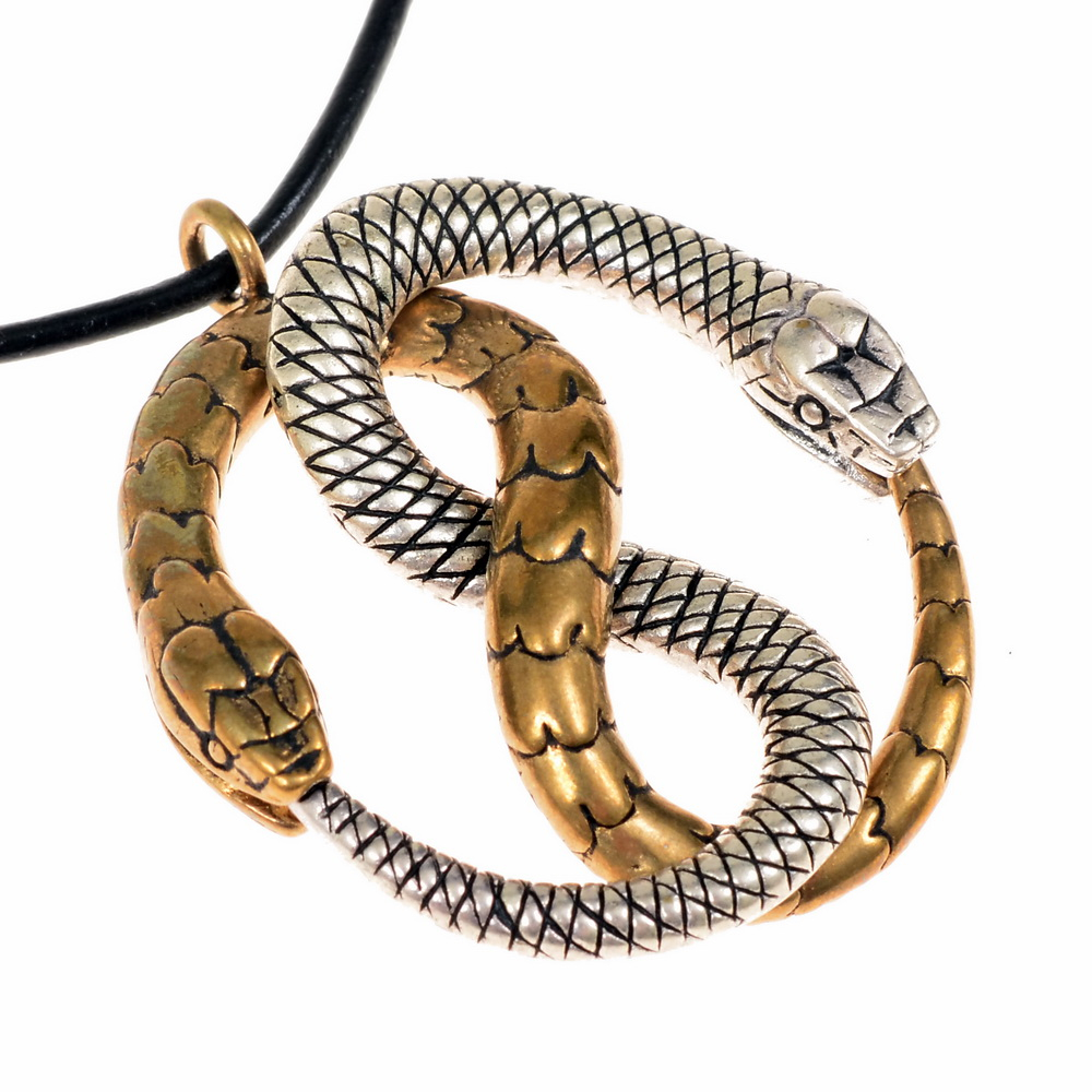 Ouroboros-Anh�nger - zweifarbig