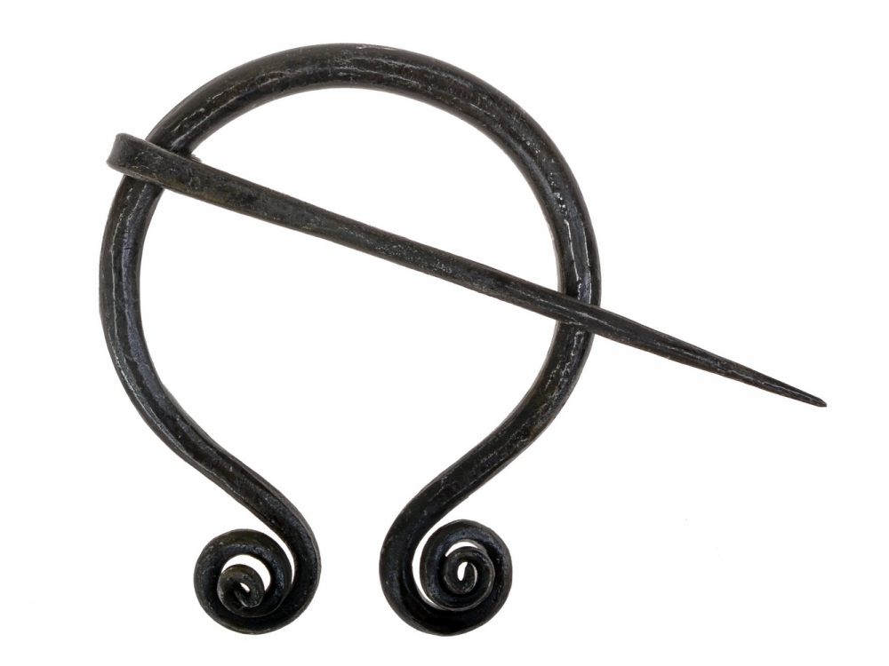 Iron ring brooch