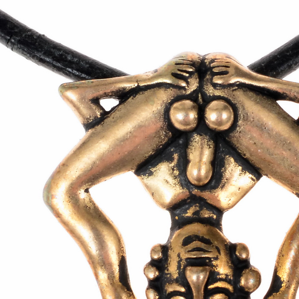 Obscene-erotic pendant - detail