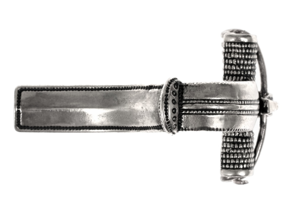 Rollenkappen-Fibel - von oben
