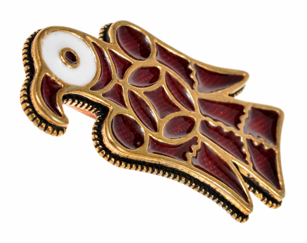 Ostgotische Adlerfibel - Detail