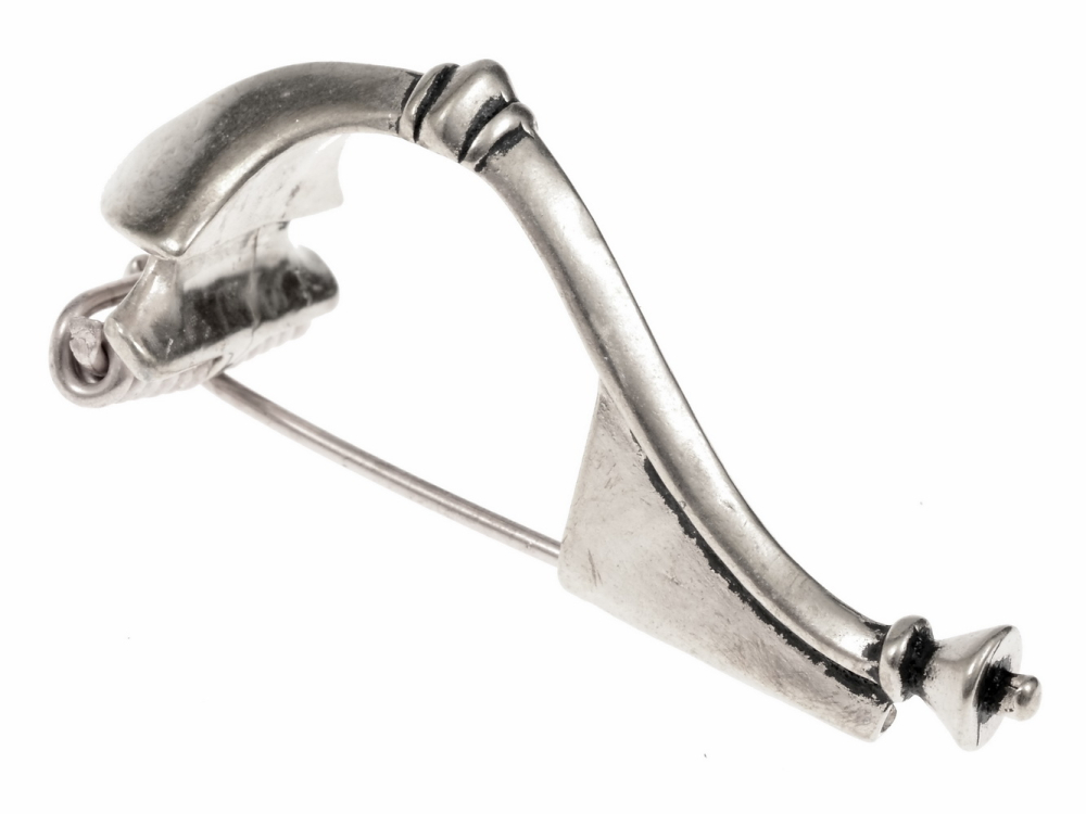Profilierte rmische Fibel - Silber