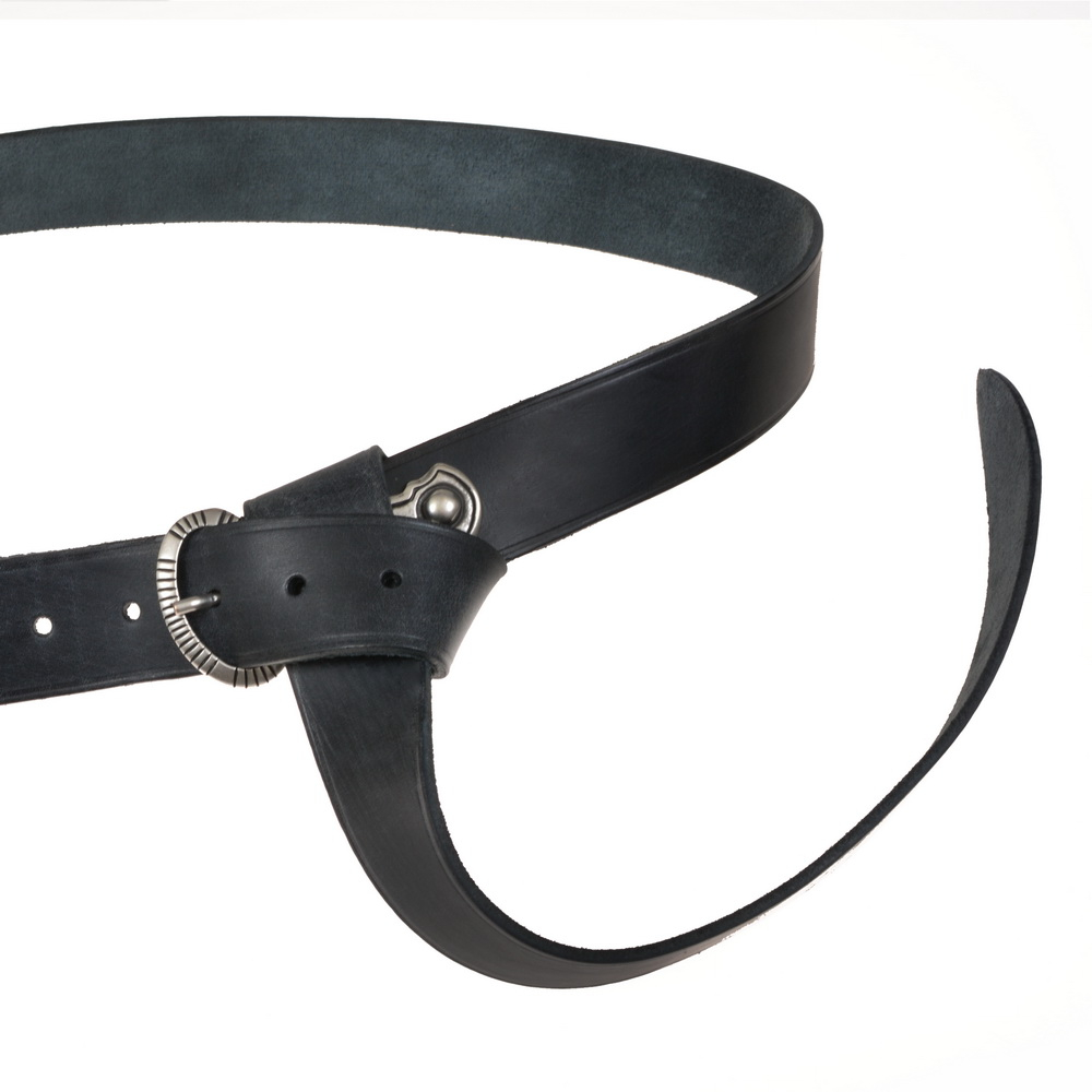 Merowinger-G�rtel - schwarz / silber