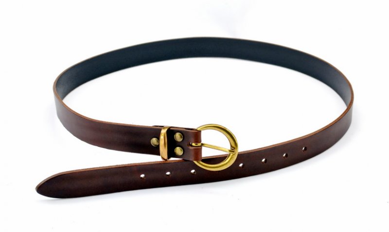 Cowhide belt - brown