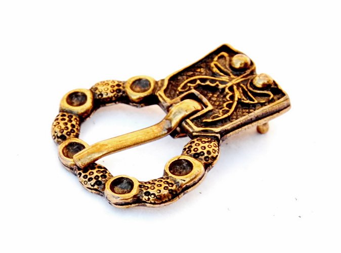Medieval Buckle - brass colour