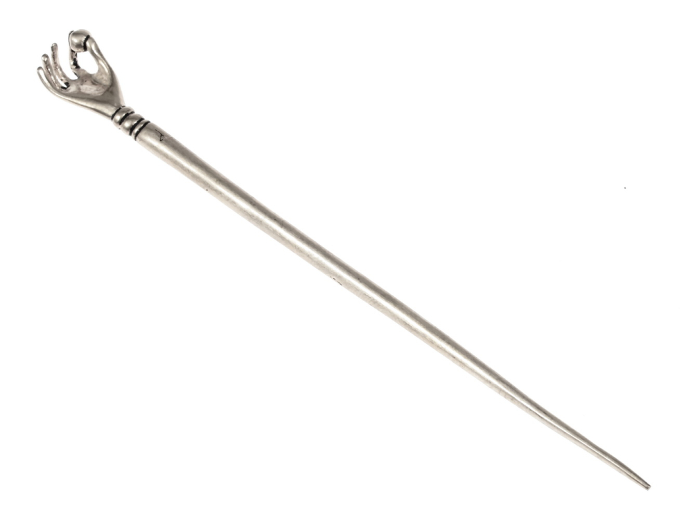 Roman hairpin with hand