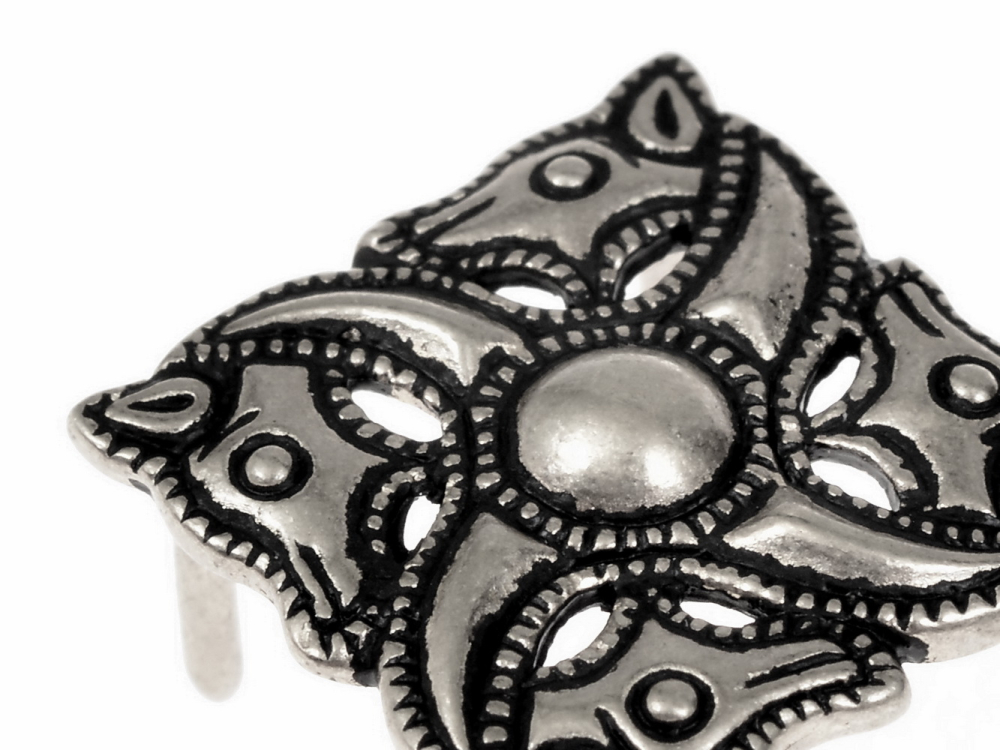 Roman swastika fitting - detail