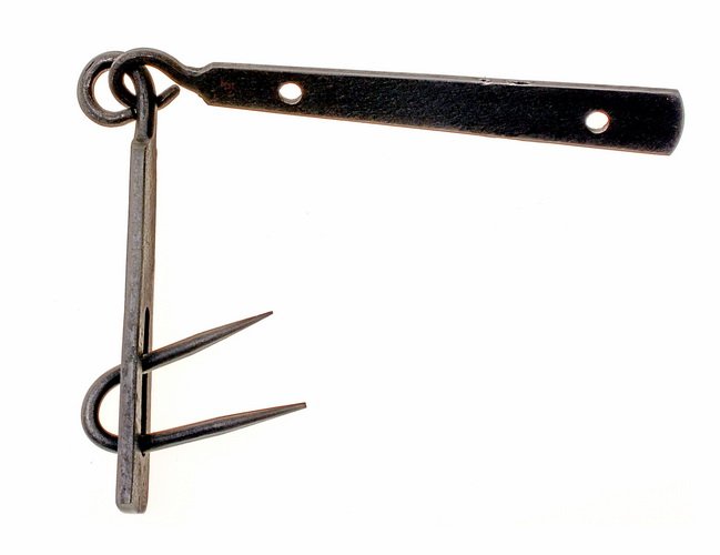 Medieval forged hasp