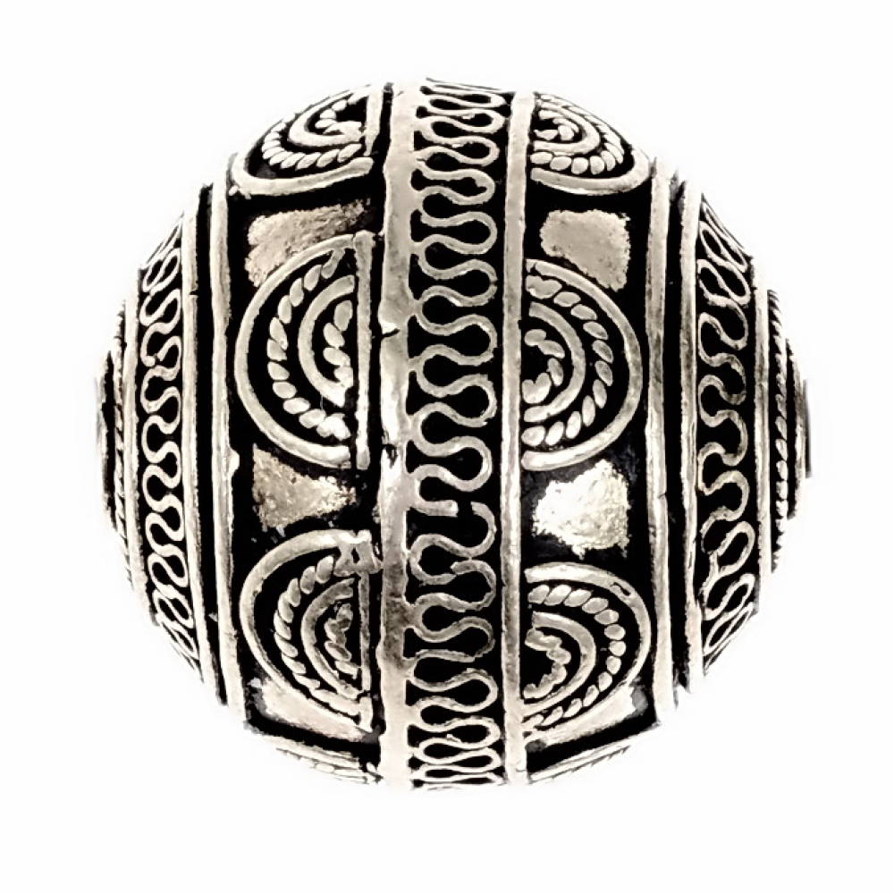 Celtic bead replica - silver