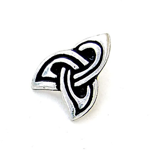 Celtic belt stud - silver colour