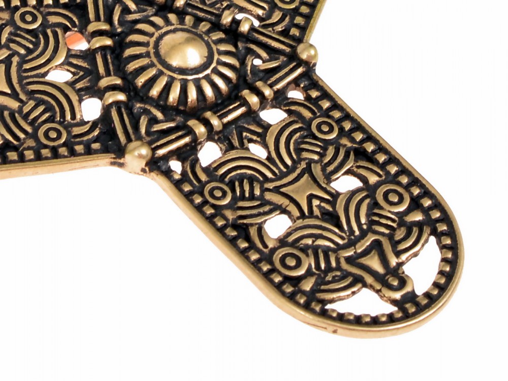 Wikinger-Kleeblattfibel - Detail