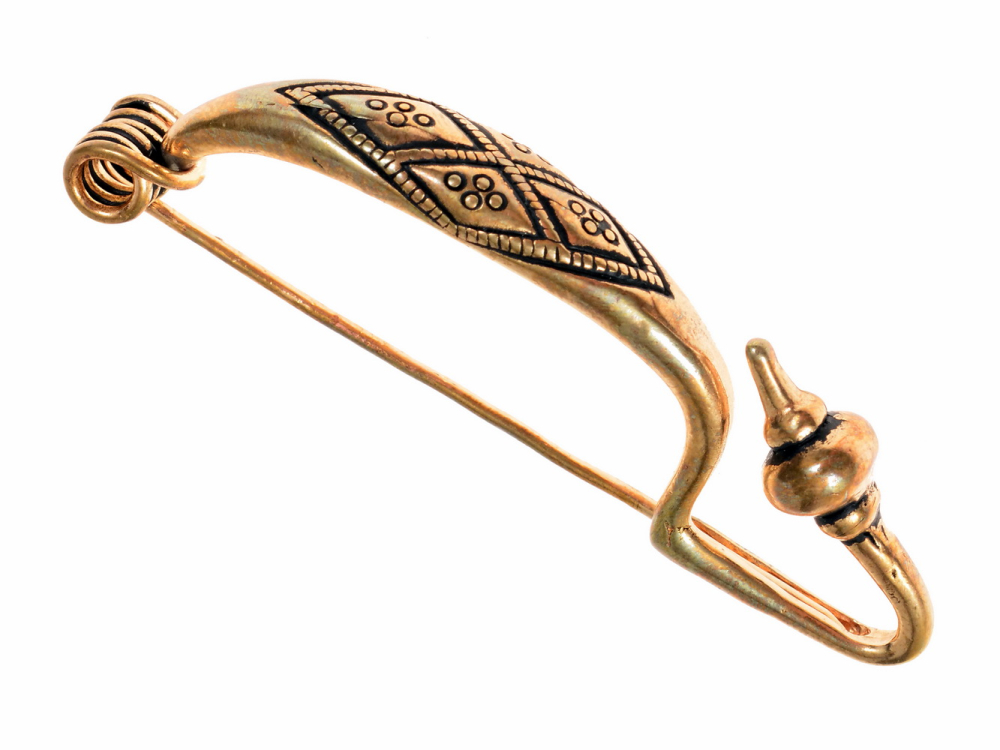 Latne brooch replica - bronze