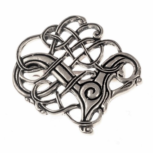 Lindholm Hoeje Brooch - silver plated