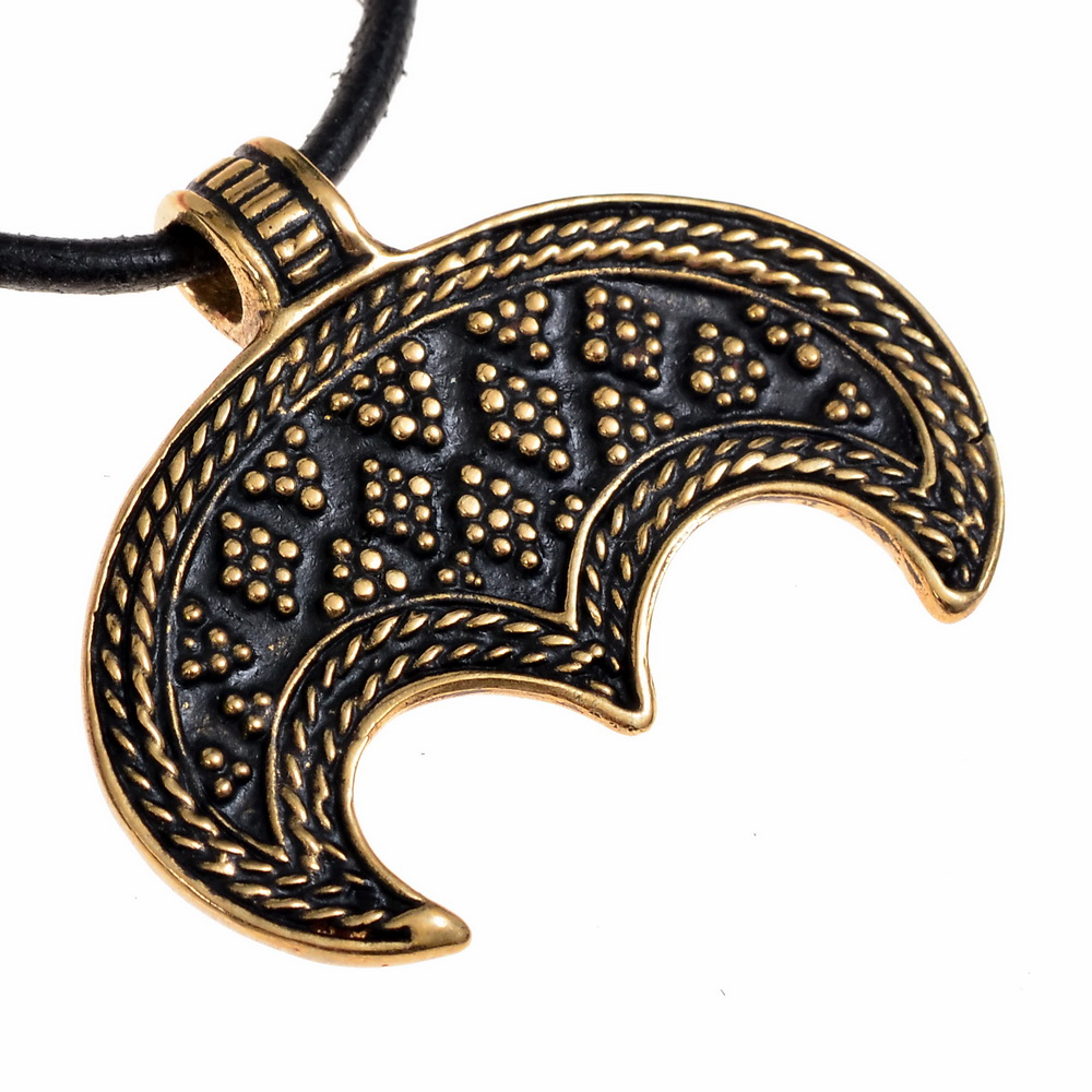 Lunula-Amulett - Bronze
