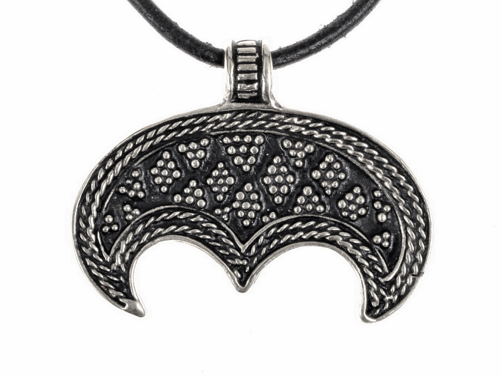 Lunula-Amulett - Silber