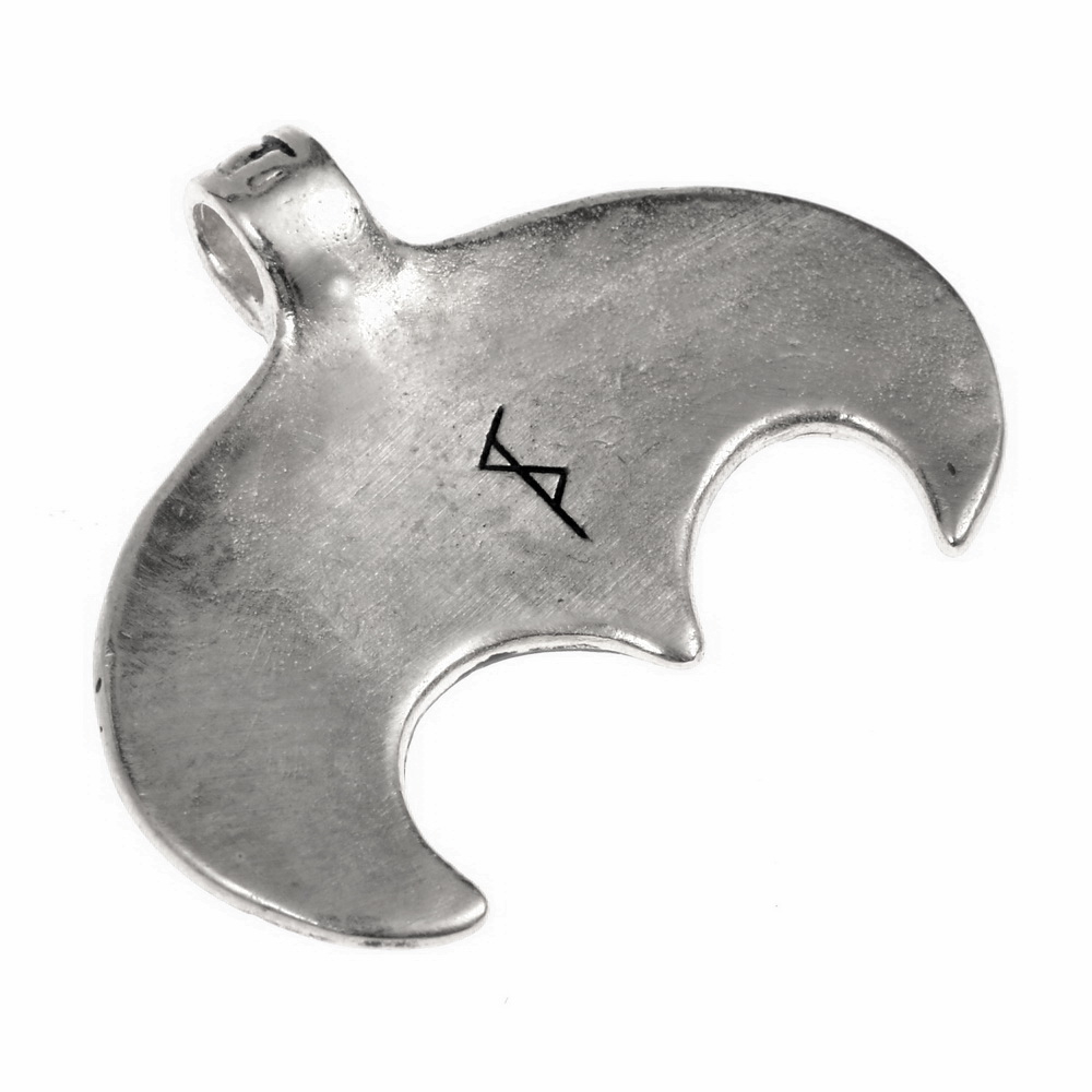 Lunula-Amulett - Rckseite