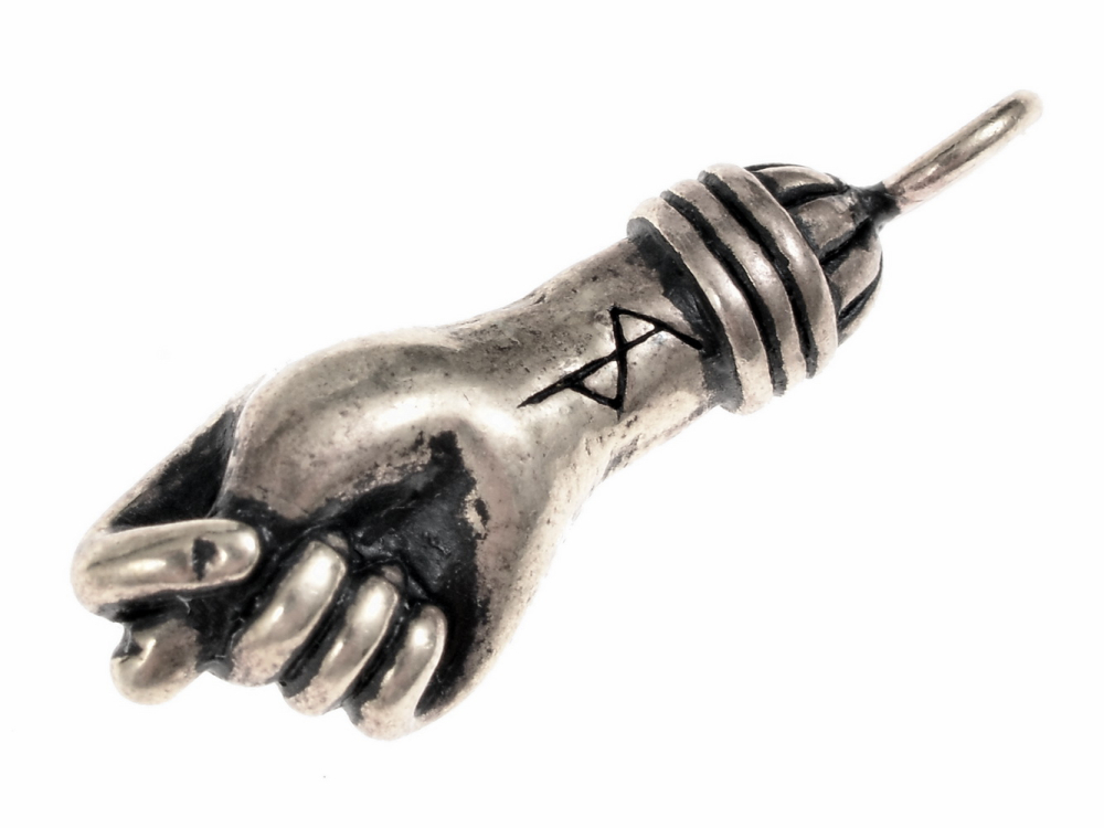 R�misches Mano Fico Amulet - Silber