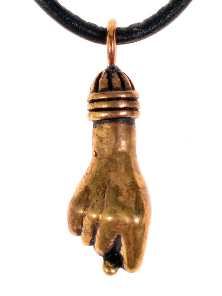 R�misches Mano Fico Amulet - Silber