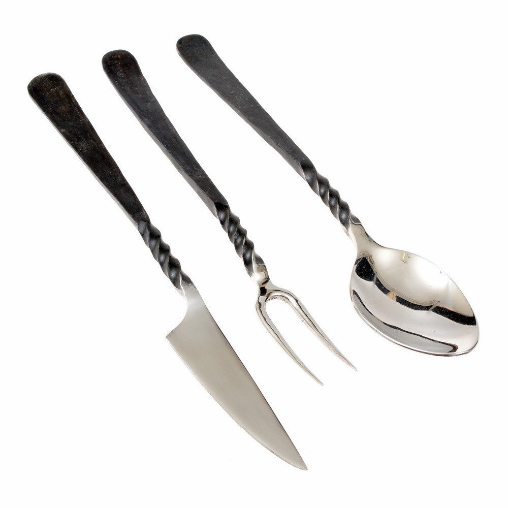 Complete Medieval Cutlery Set