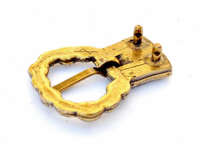 Medieval Buckle from London - Backside