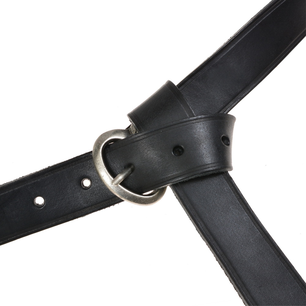 Merowinger-G�rtel - schwarz / silber