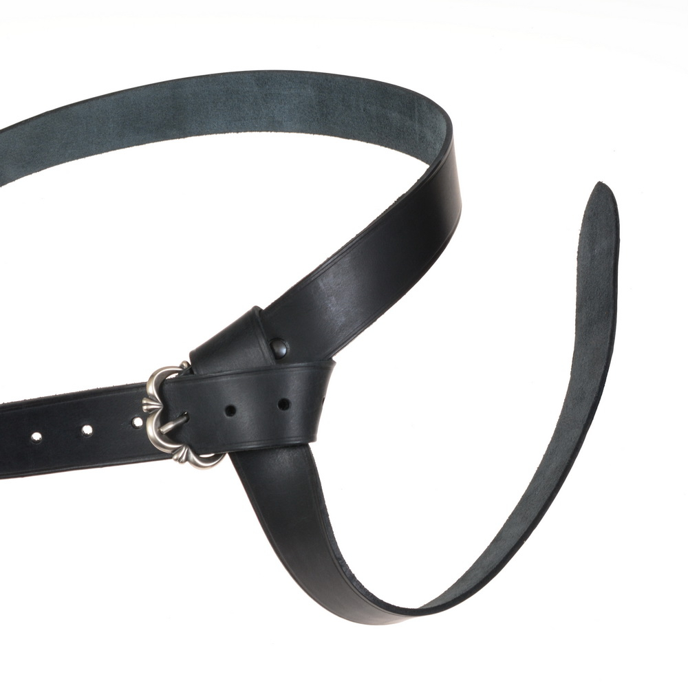 Mittelalter-G�rtel - schwarz / silber