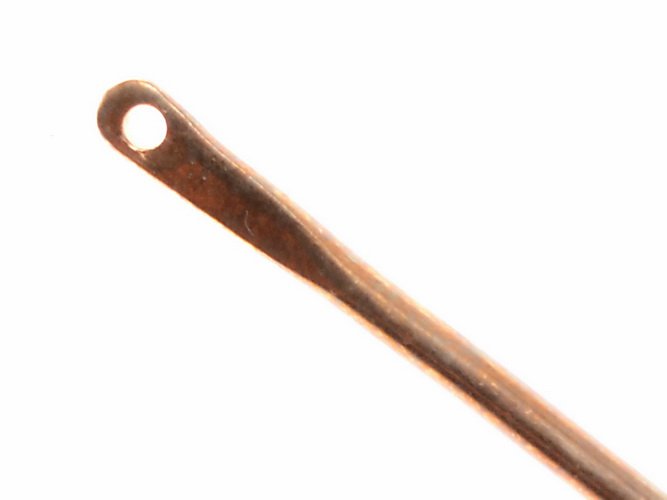 Brass needle - head