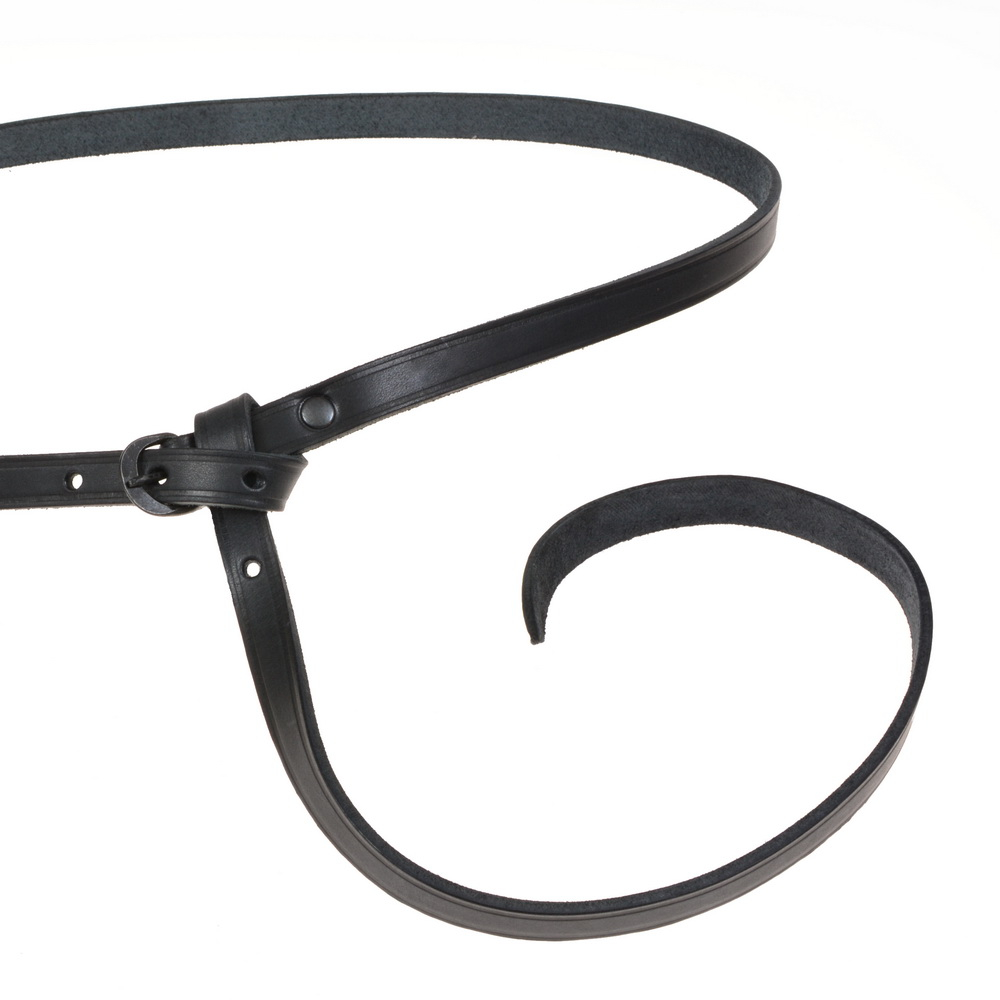 Medieval belt - black leather