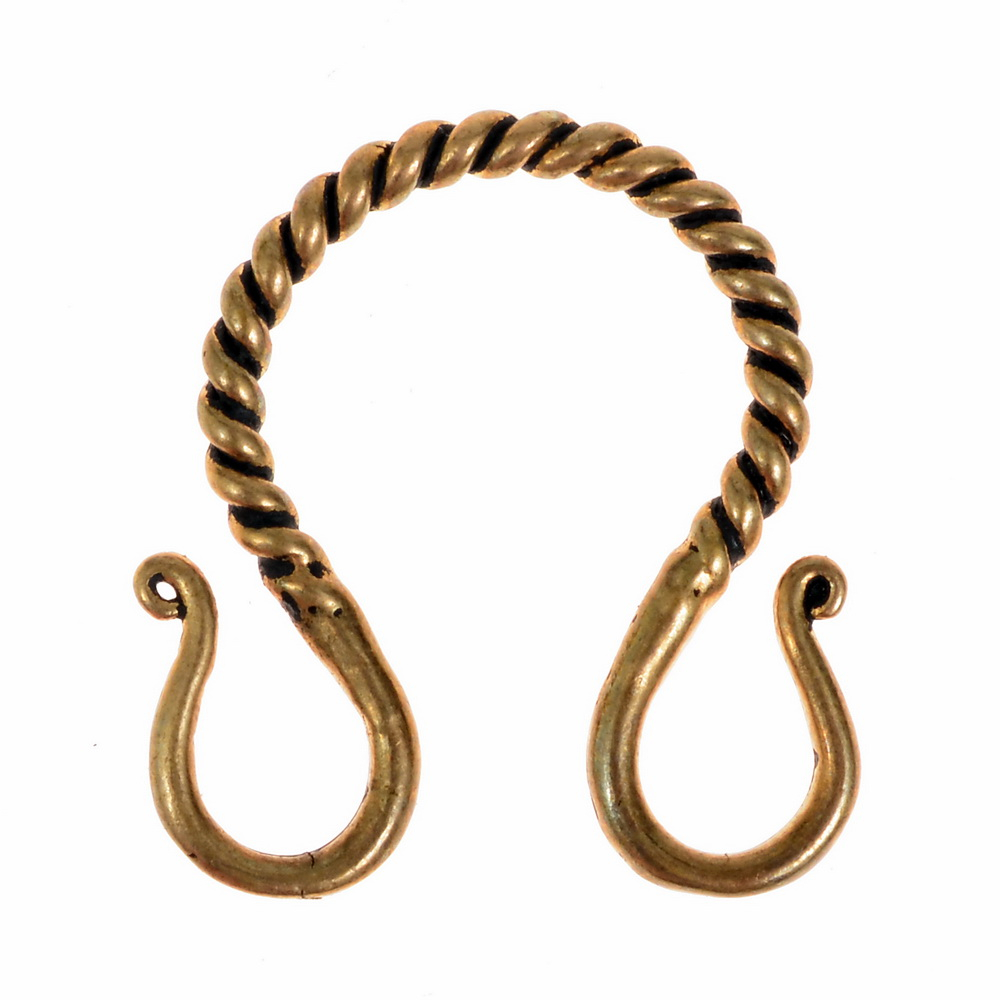 Viking omega chain hook - bronze