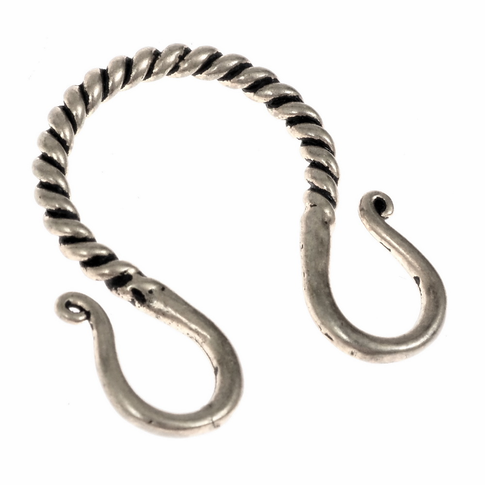 Viking omega chain hook - silver